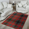 Christmas Red Plaid Scottish Floor Mat-grizzshop