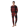 Christmas Red Plaid Scottish Men's Pajamas-grizzshop