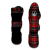 Christmas Red Plaid Scottish Muay Thai Shin Guard-grizzshop