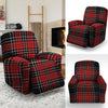 Christmas Red Plaid Scottish Recliner Cover-grizzshop