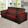 Christmas Red Plaid Scottish Sofa Cover-grizzshop