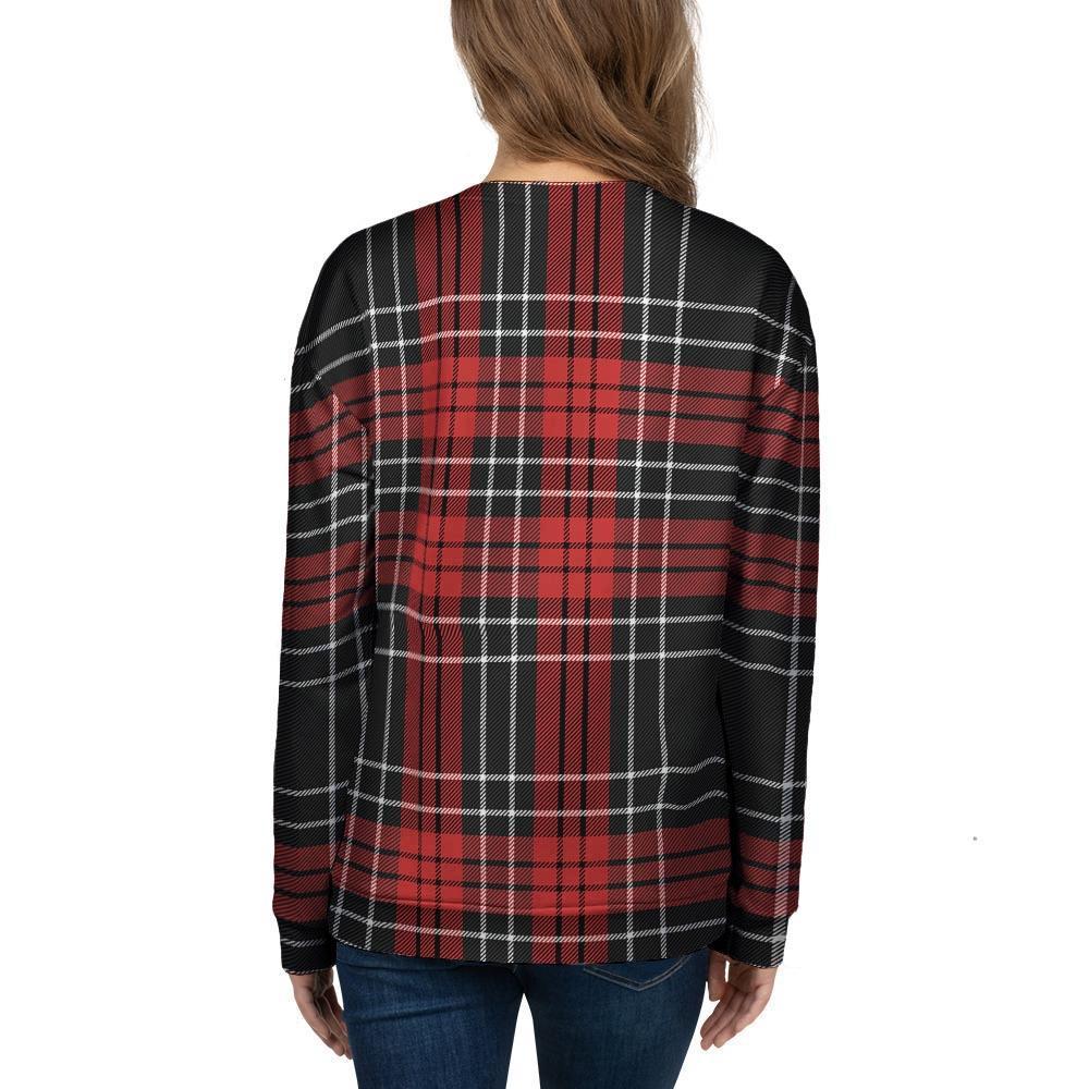 Christmas Red Plaid Scottish Women's Sweatshirt-grizzshop