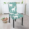 Christmas Reindeer Pattern Print Chair Cover-grizzshop