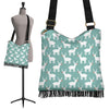 Christmas Reindeer Pattern Print Crossbody Bags-grizzshop