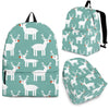 Christmas Reindeer Pattern Print Premium Backpack-grizzshop