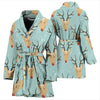 Load image into Gallery viewer, Christmas Reindeer Pattern Print Women Long Robe-grizzshop