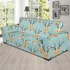 Christmas Reindeer Print Pattern Sofa Covers-grizzshop