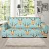 Christmas Reindeer Print Pattern Sofa Covers-grizzshop