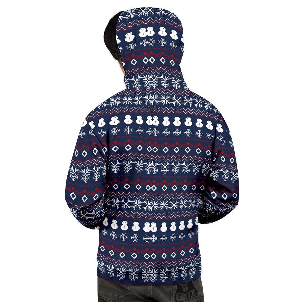 Christmas Scandinavian Print Pattern Men's Hoodie-grizzshop