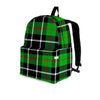 Christmas Tartan Green Plaid Scottish Backpack-grizzshop