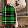 Christmas Tartan Green Plaid Scottish Backpack-grizzshop