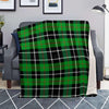 Christmas Tartan Green Plaid Scottish Blanket-grizzshop