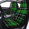 Christmas Tartan Green Plaid Scottish Car Seat Covers-grizzshop