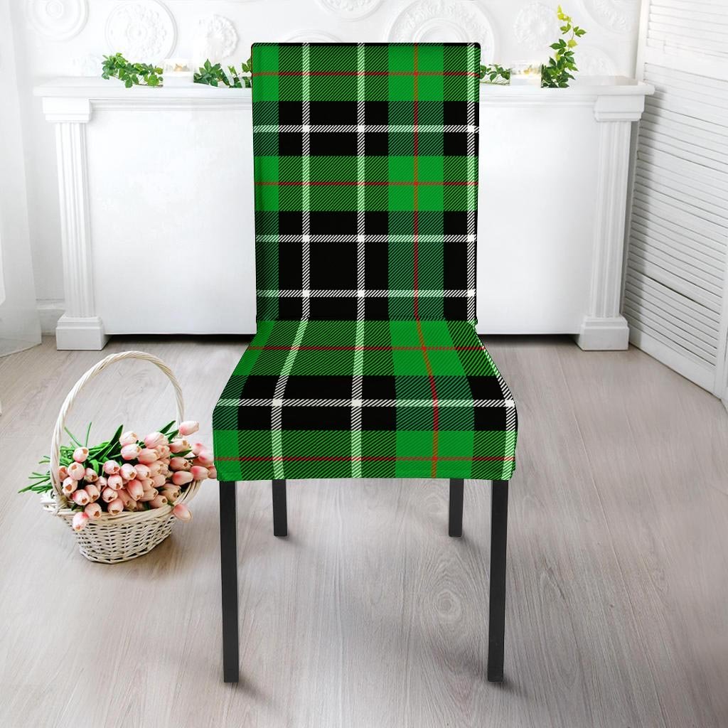 Christmas Tartan Green Plaid Scottish Chair Cover-grizzshop