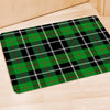 Christmas Tartan Green Plaid Scottish Door Mat-grizzshop