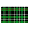 Christmas Tartan Green Plaid Scottish Door Mat-grizzshop