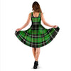 Christmas Tartan Green Plaid Scottish Dress-grizzshop