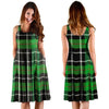 Christmas Tartan Green Plaid Scottish Dress-grizzshop