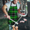 Christmas Tartan Green Plaid Scottish Men's Apron-grizzshop