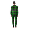 Christmas Tartan Green Plaid Scottish Men's Pajamas-grizzshop