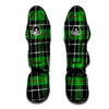 Christmas Tartan Green Plaid Scottish Muay Thai Shin Guard-grizzshop