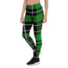 Christmas Tartan Green Plaid Scottish Women's Leggings-grizzshop