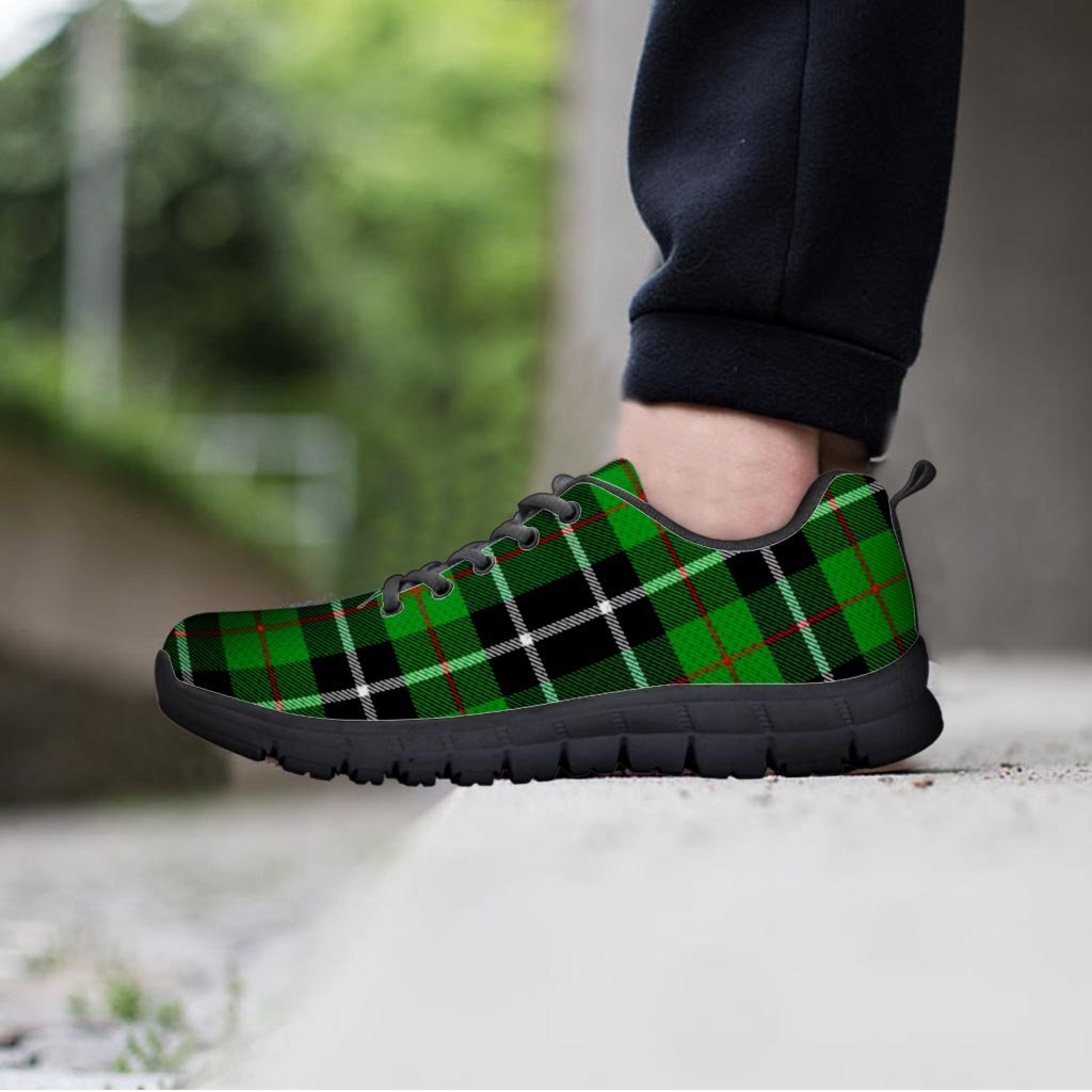 Christmas Tartan Green Plaid Scottish Women's Sneakers-grizzshop