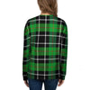 Christmas Tartan Green Plaid Scottish Women's Sweatshirt-grizzshop