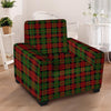 Christmas Tartan Red Plaid Armchair Cover-grizzshop