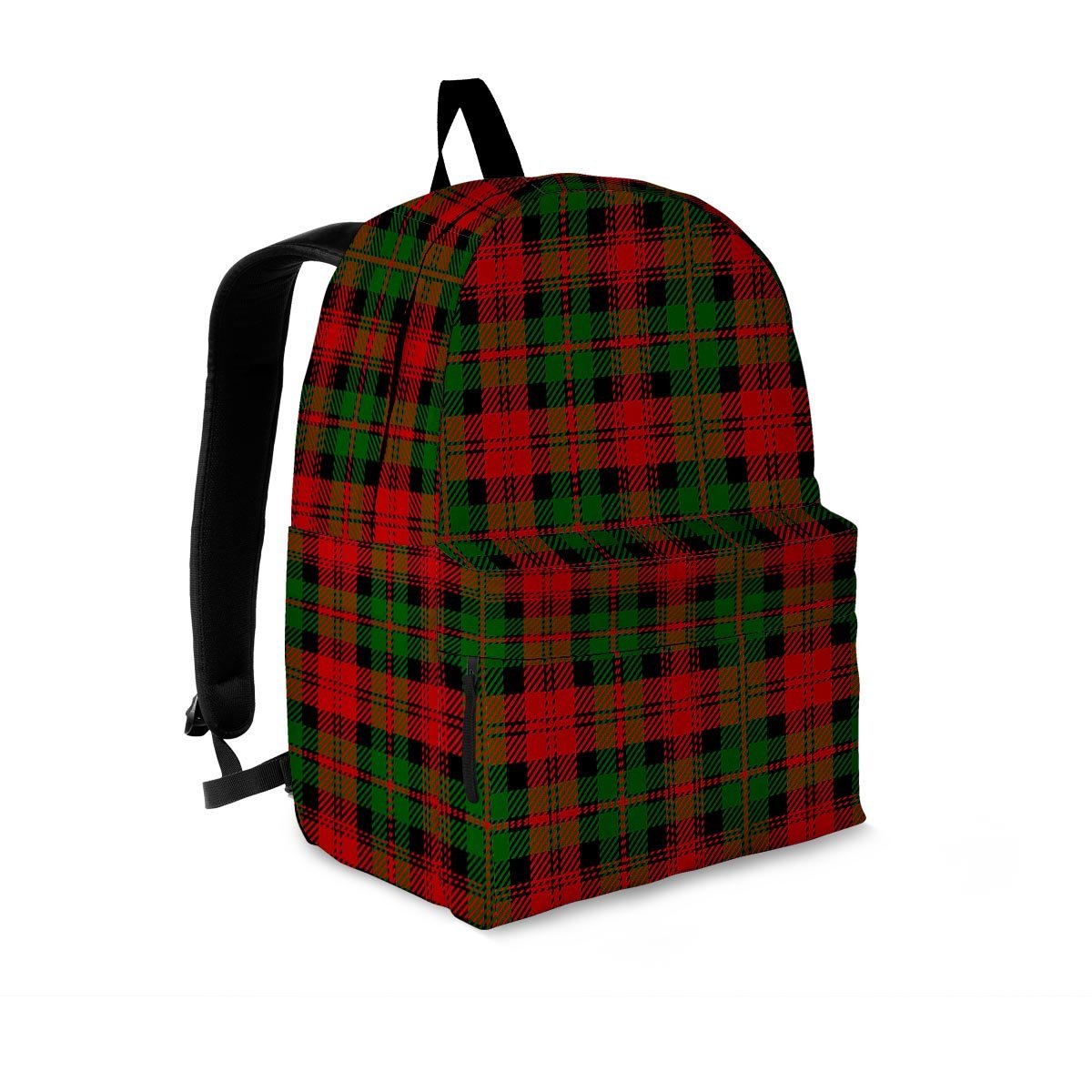 Christmas Tartan Red Plaid Backpack-grizzshop