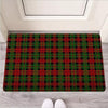 Christmas Tartan Red Plaid Door Mat-grizzshop