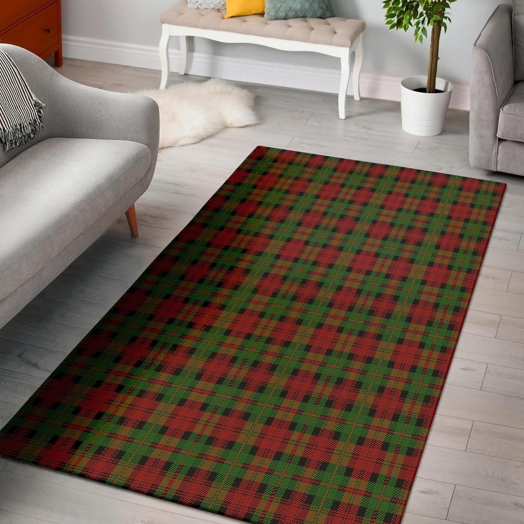 Christmas Tartan Red Plaid Floor Mat-grizzshop