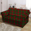 Christmas Tartan Red Plaid Loveseat Cover-grizzshop