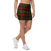 Christmas Tartan Red Plaid Mini Skirt-grizzshop