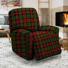 Christmas Tartan Red Plaid Recliner Cover-grizzshop