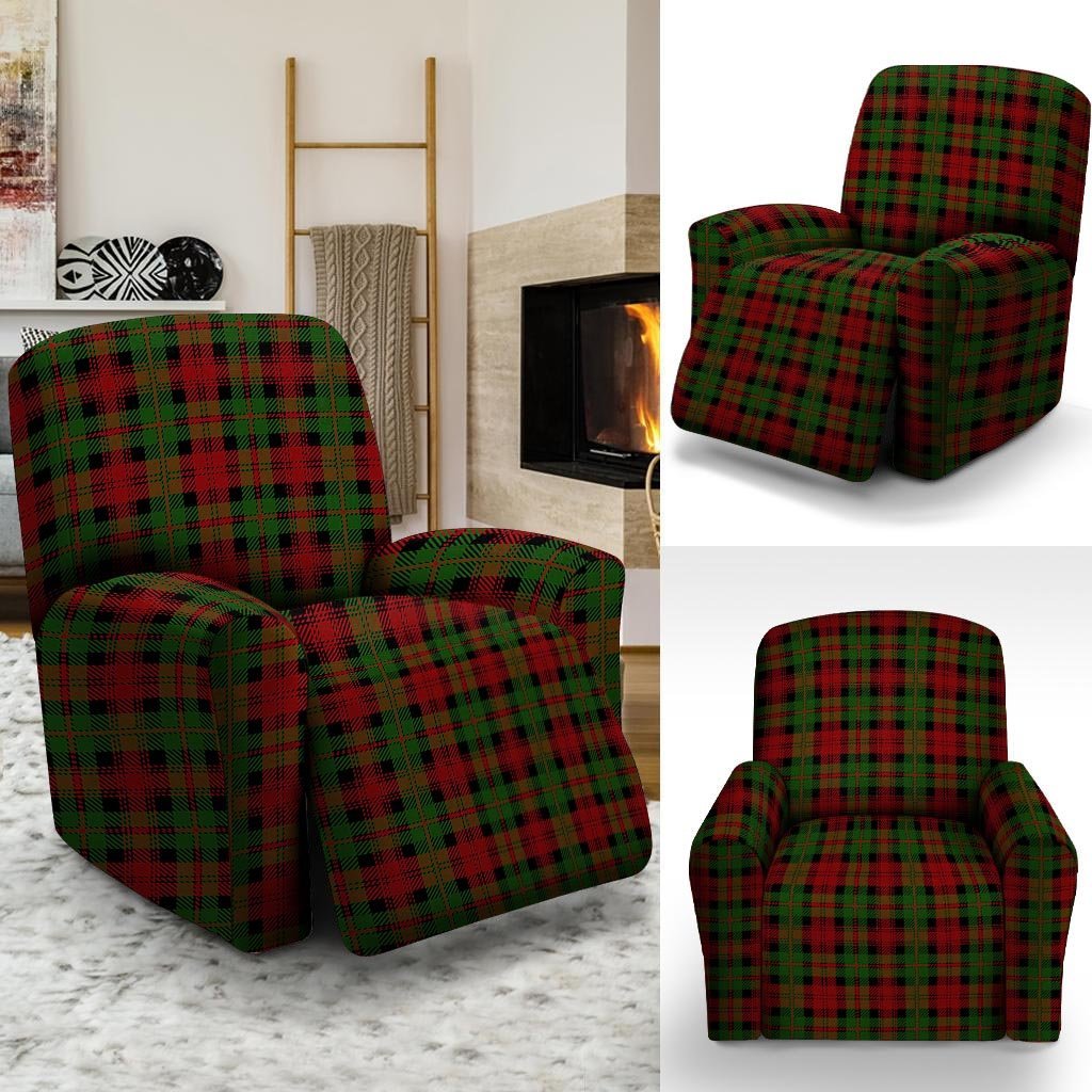 Christmas Tartan Red Plaid Recliner Cover-grizzshop