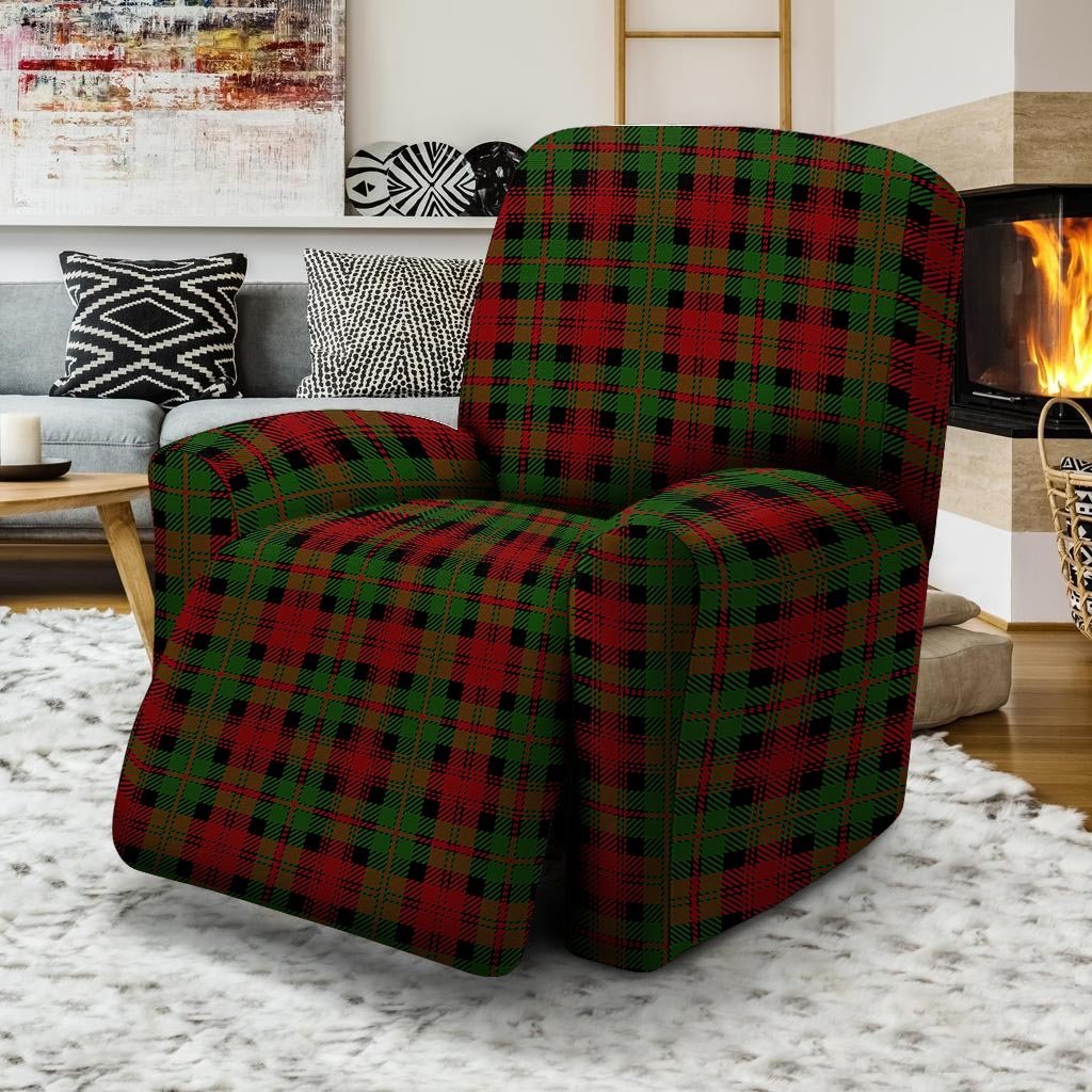 Christmas Tartan Red Plaid Recliner Cover-grizzshop