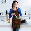 Christmas Tartan Red Plaid Women's Apron-grizzshop