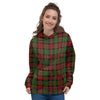 Christmas Tartan Red Plaid Women's Hoodie-grizzshop