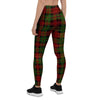 Christmas Tartan Red Plaid Women's Leggings-grizzshop