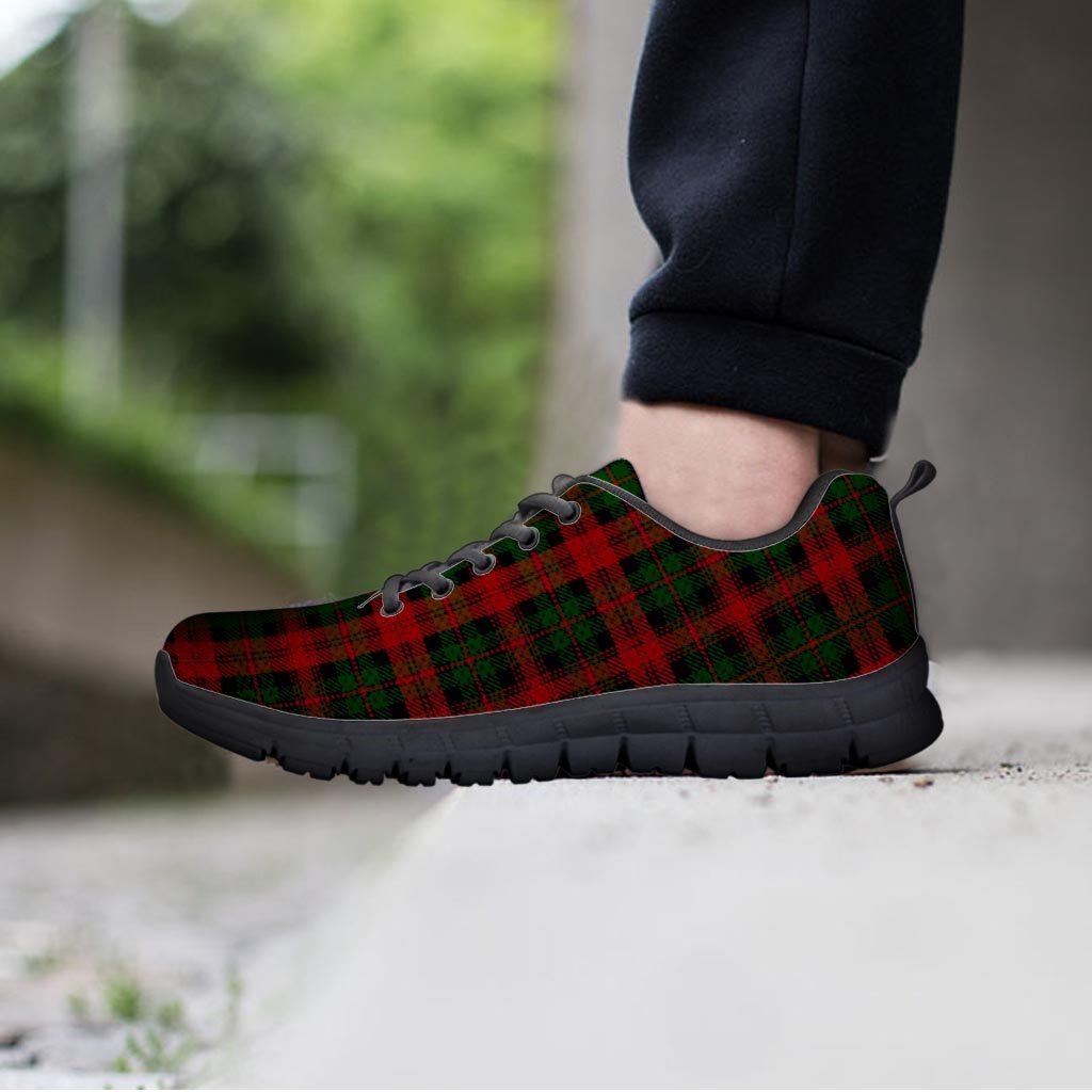 Christmas Tartan Red Plaid Women's Sneakers-grizzshop