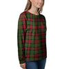 Christmas Tartan Red Plaid Women's Sweatshirt-grizzshop