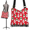 Christmas Teddy Bear Pattern Print Crossbody Bags-grizzshop