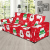 Christmas Teddy Bear Pattern Print Sofa Covers-grizzshop