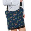 Christmas Tree Moose Pattern Print Crossbody Bags-grizzshop