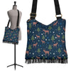 Christmas Tree Moose Pattern Print Crossbody Bags-grizzshop