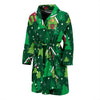 Christmas Tree Pattern Print Men Long Robe-grizzshop