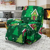 Christmas Tree Pattern Print Recliner Cover-grizzshop