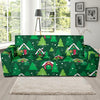 Christmas Tree Pattern Print Sofa Covers-grizzshop