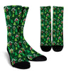 Christmas Tree Pattern Print Unisex Crew Socks-grizzshop